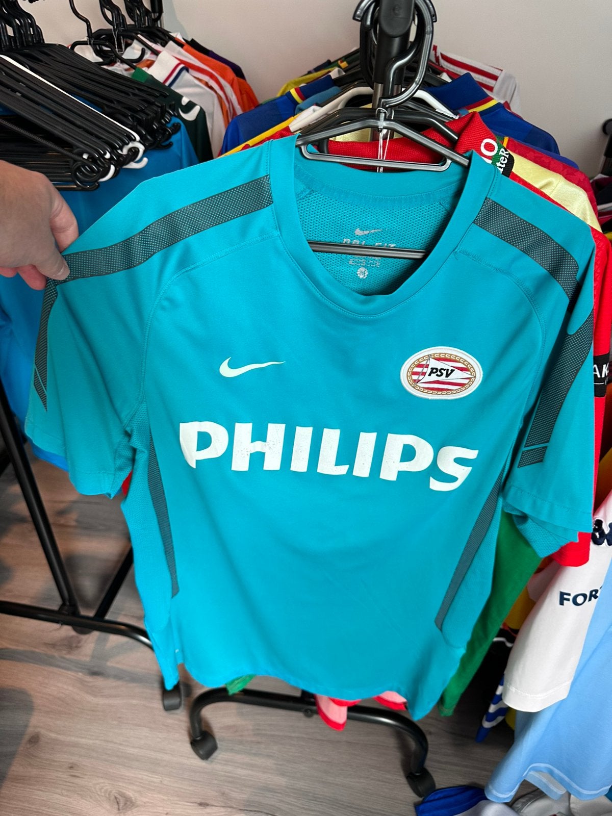 PSV training voetbal shirt uit 00’s, Maat M, Verzenden, Zo goed als nieuw, Shirt