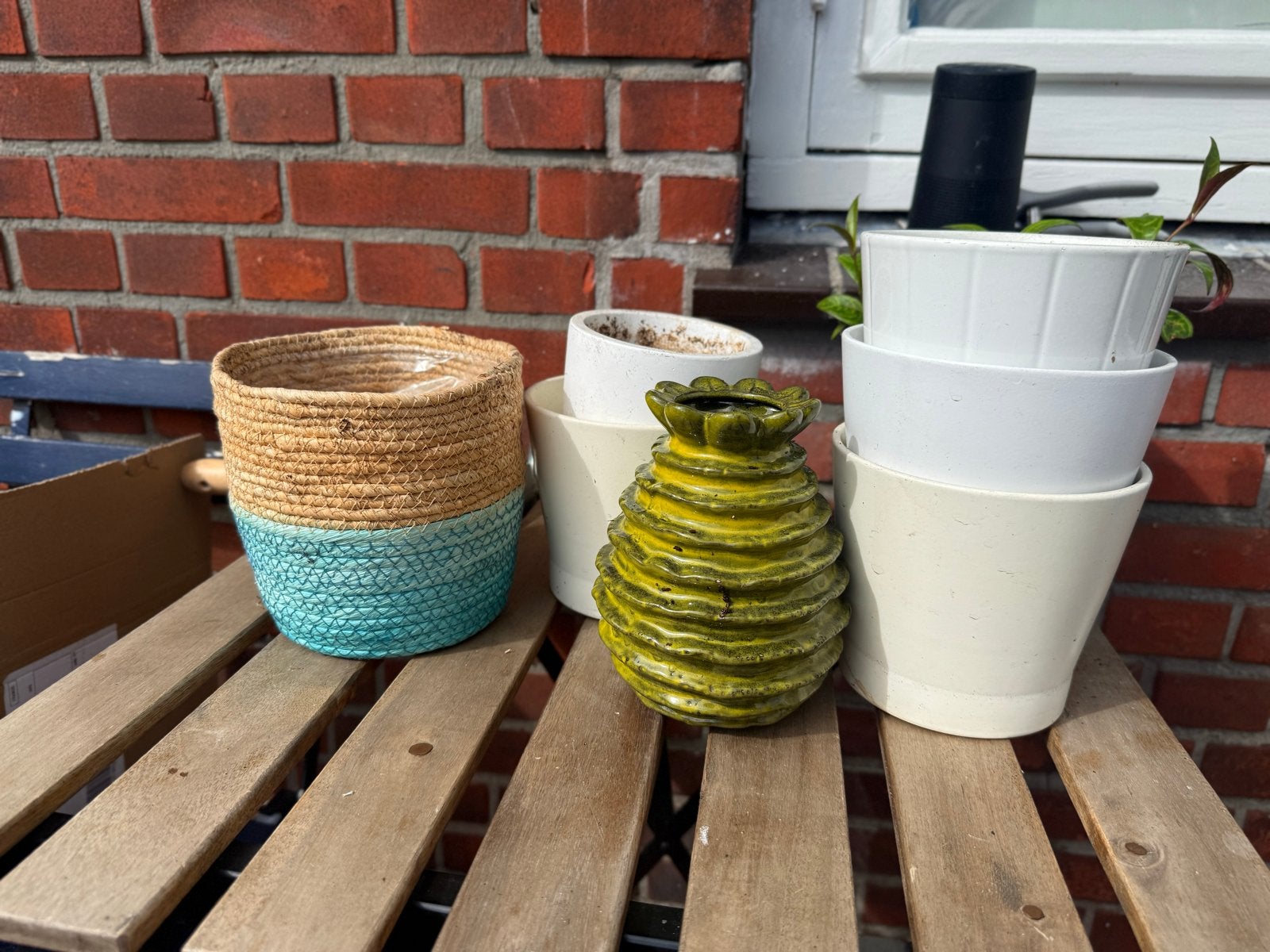 Diverse bloempotten en plantenbakken - Gratis af te halen, Ophalen, Overige materialen, Gebruikt, Binnen