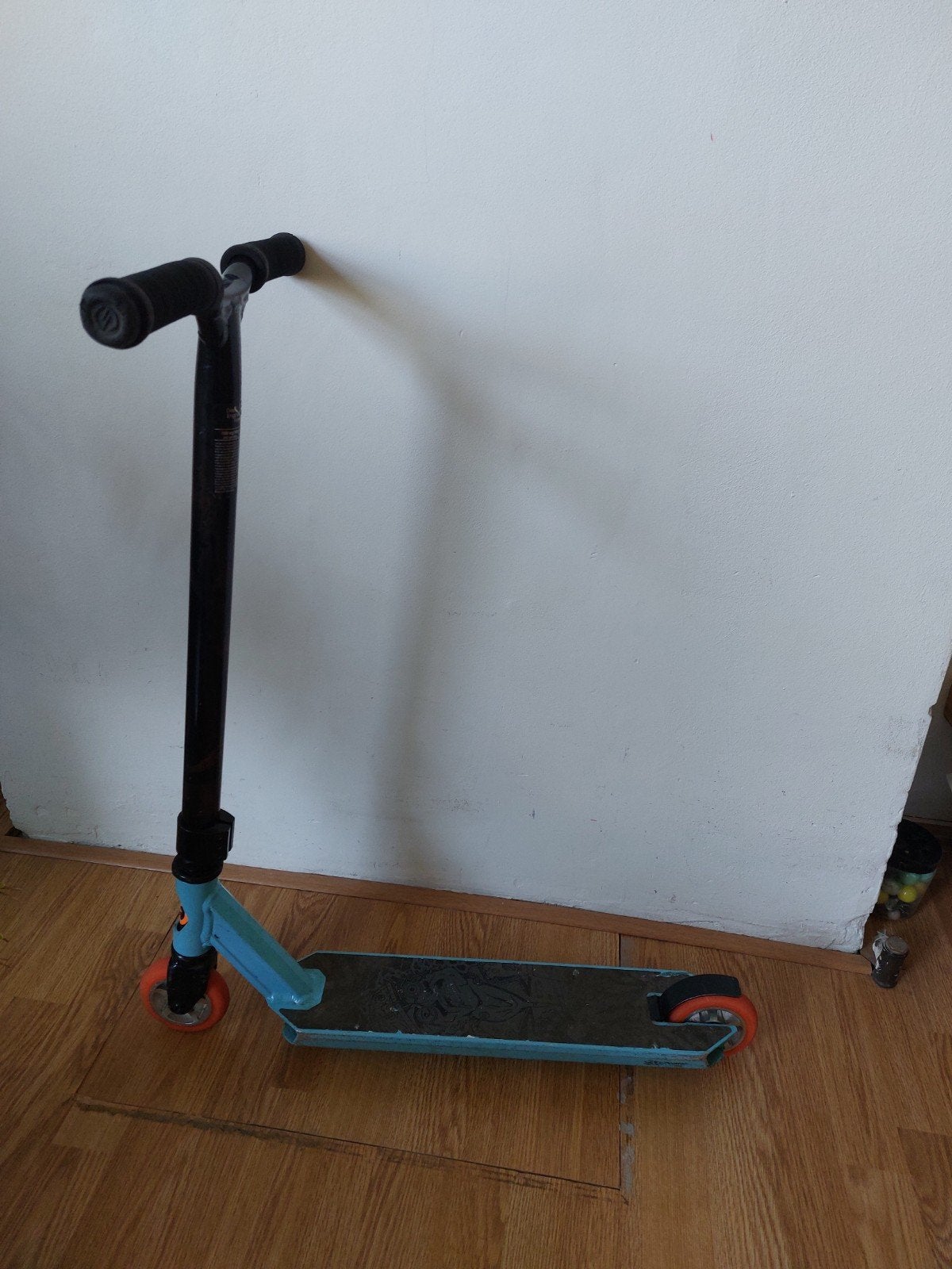 Stuntstep. Oxelo. lichtblauw, Fietsen en Brommers, Ophalen, Gebruikt, Gewone step, OXELO