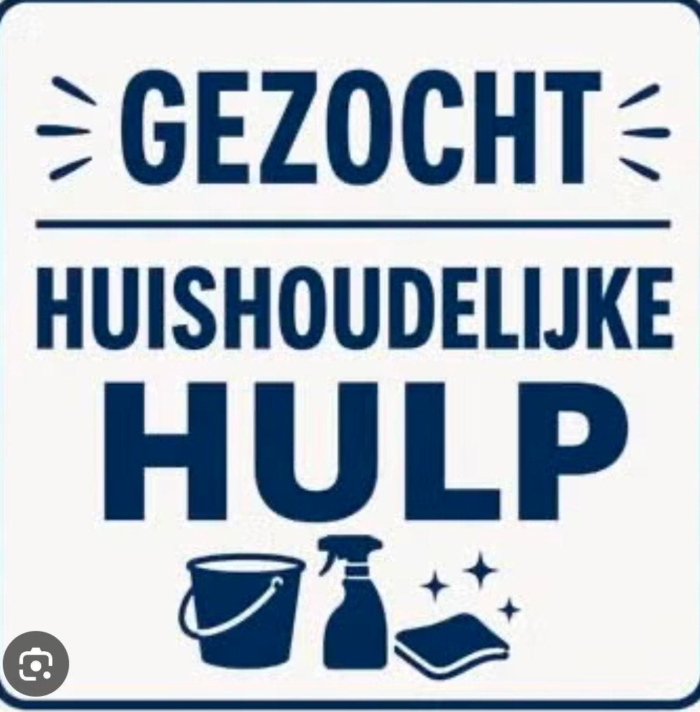 Gezocht, huishoudelijke hulp
