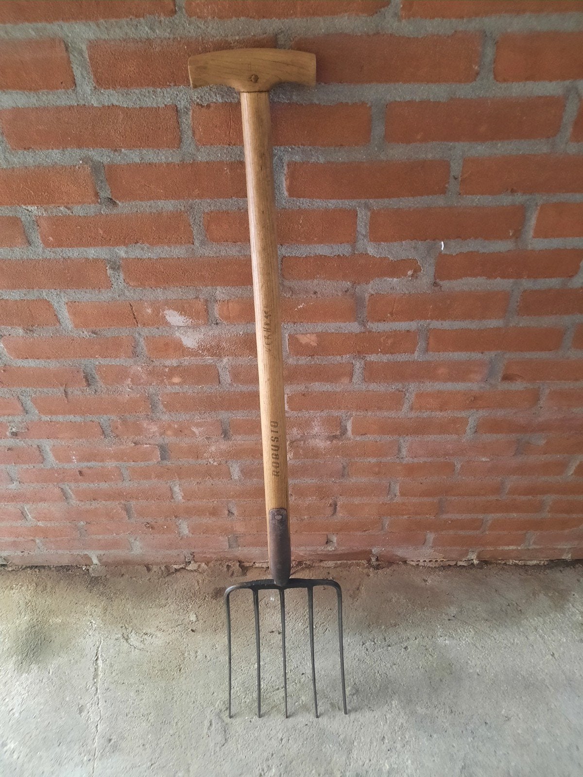 Mestvork / Tuinvork met houten steel, Doe-het-zelf en Verbouw, Gereedschap | Handgereedschap, Ophalen, Gebruikt, Overige typen