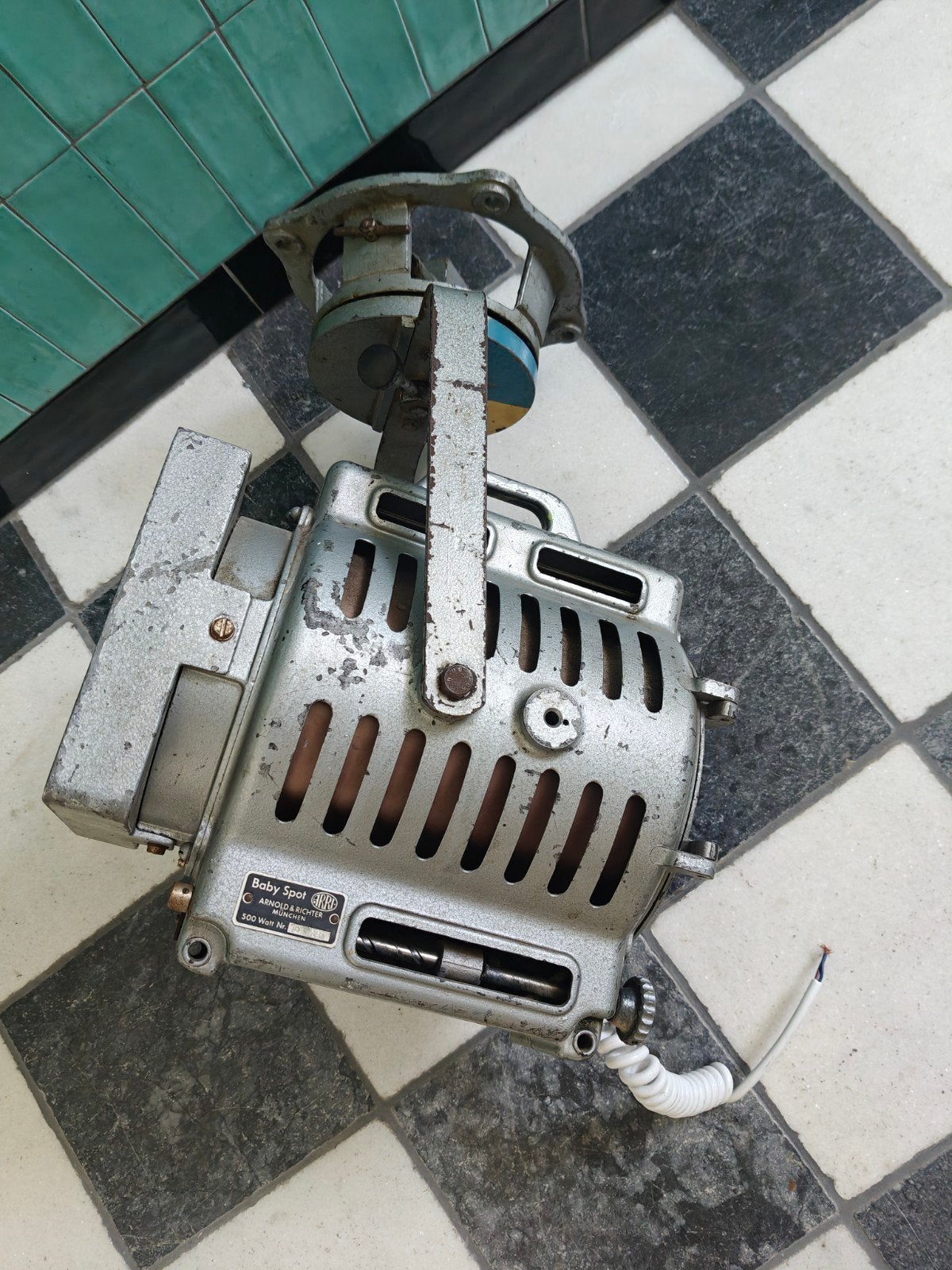Vintage Arri Baby Spot Studio Lamp - Industriële Stijl, Ophalen of Verzenden