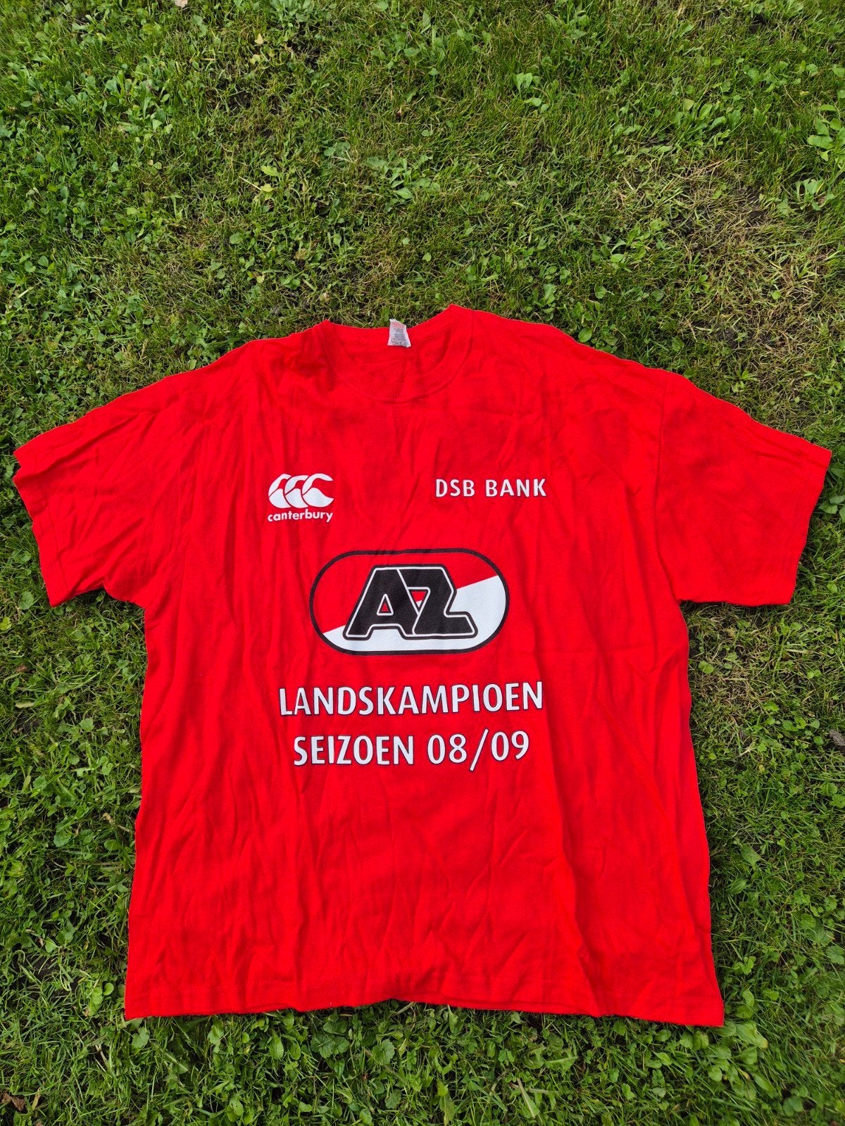 AZ LandsKampioen 08/09 T-shirt Maat XL, Maat 56/58 (XL), Ophalen of Verzenden, Canterbury, Gedragen