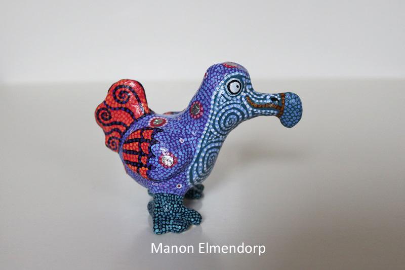 Uniek 100% Handgemaakt Beeldje Dodo / Vogel Kunst Nieuw, Ophalen of Verzenden, Handgemaakt, Beeld