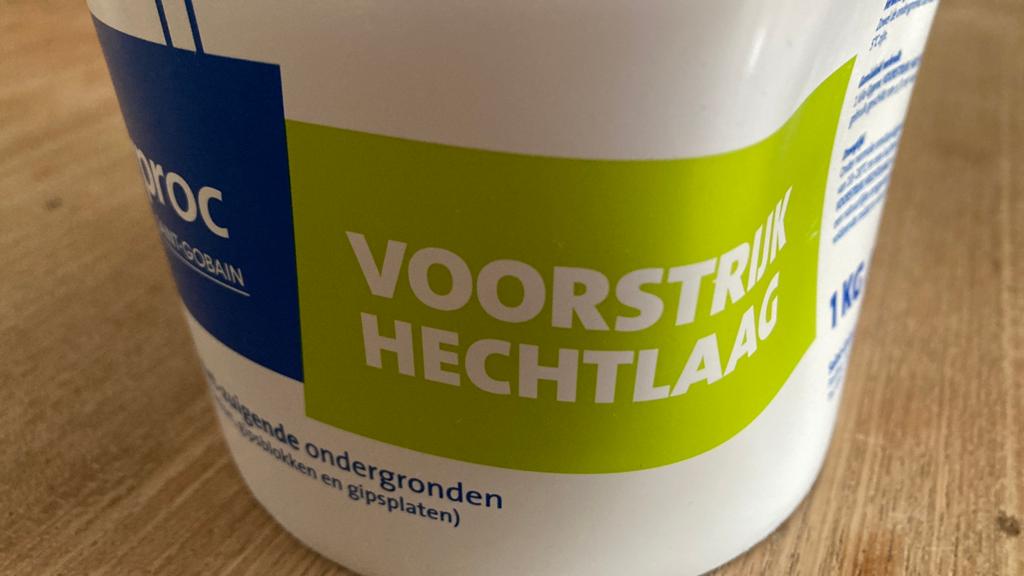 Gyproc voorstrijk hechtlaag groen, Doe-het-zelf en Verbouw, Ophalen, Nieuw