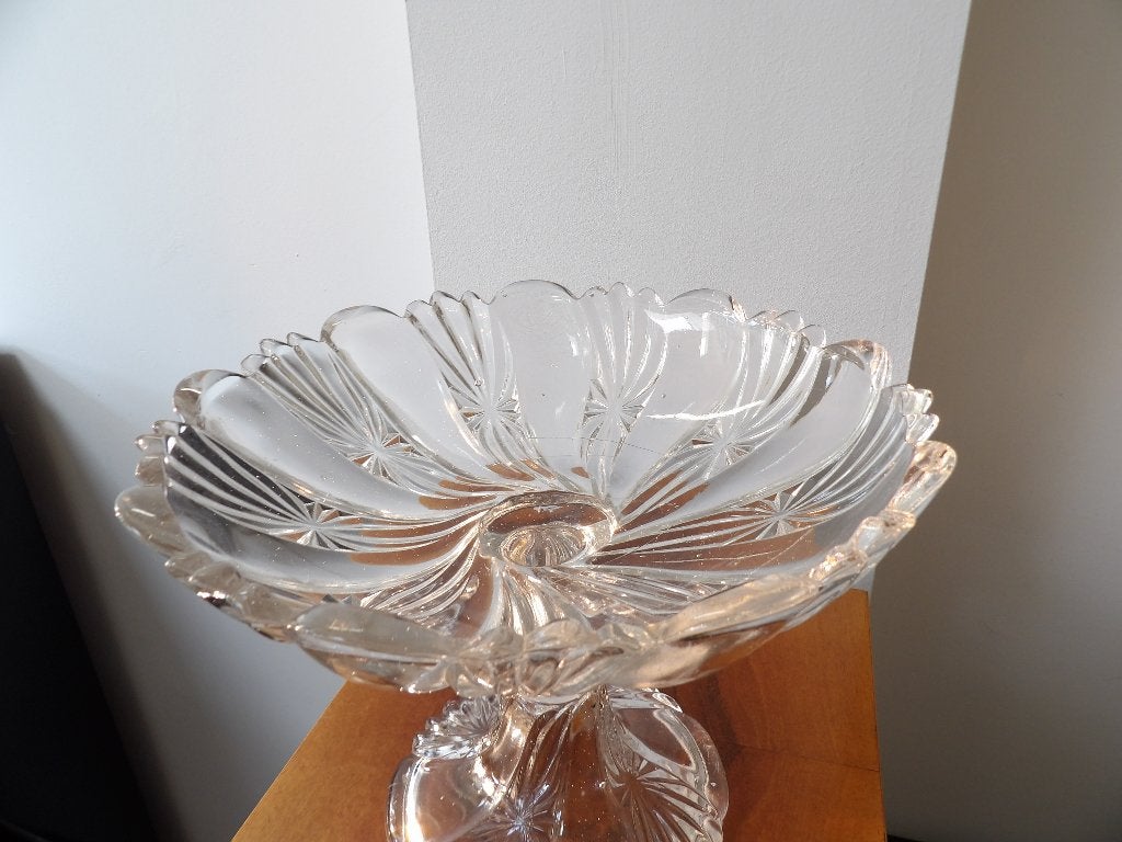 Art Deco Fruitschaal Val St Lambert Charles Graffart, Antiek en Kunst, Antiek | Glas en Kristal, Ophalen of Verzenden