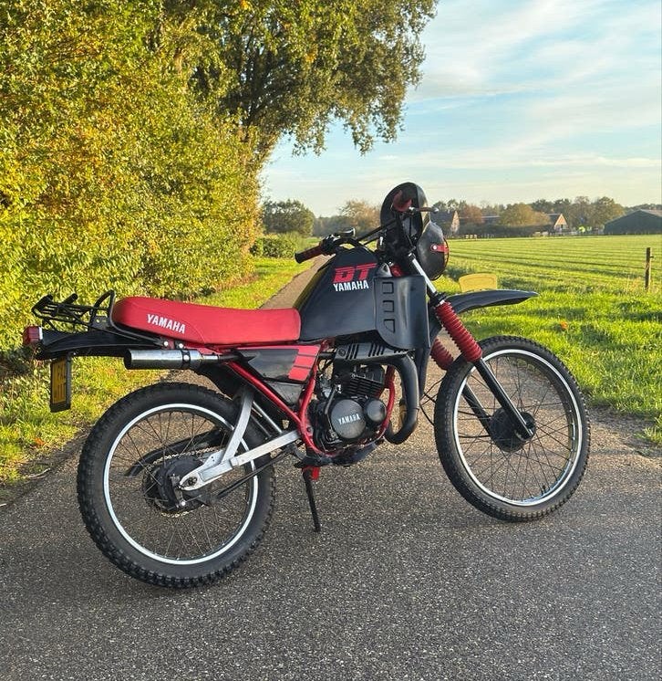 Yamaha DT50MX (1987) met zeldzame Dakar Rally kap, Ophalen, Tweetakt, Gebruikt, Overige modellen