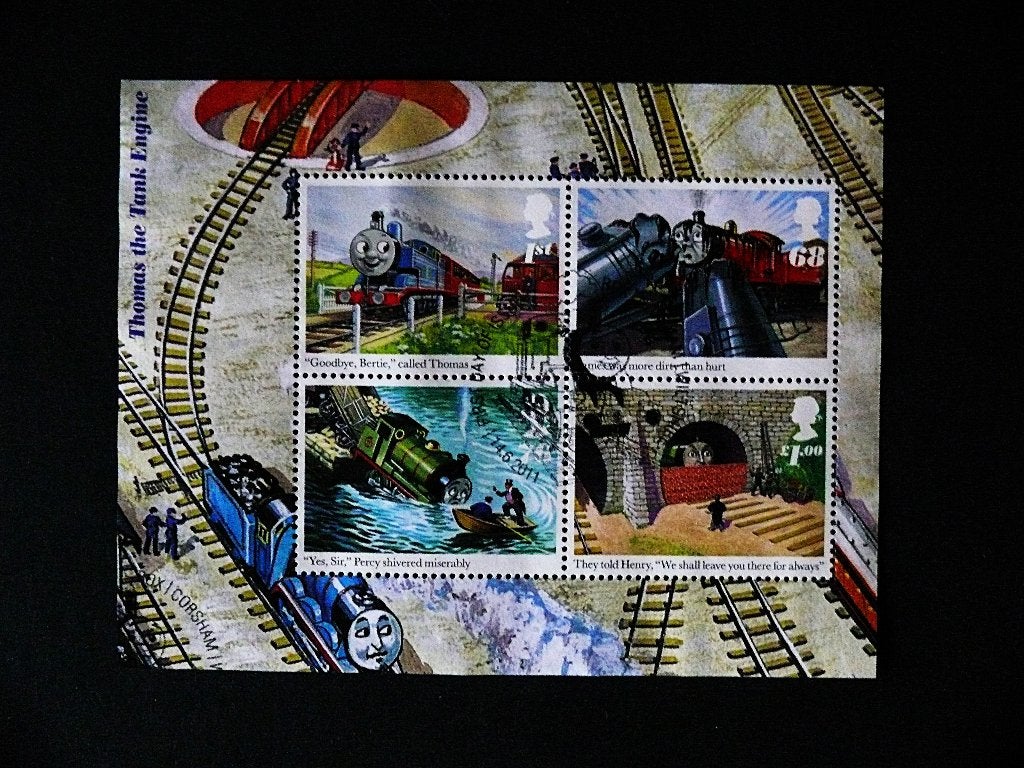 Uk / Engeland 2013 Thomas the Tank Engine Blok, Verzenden, Gestempeld