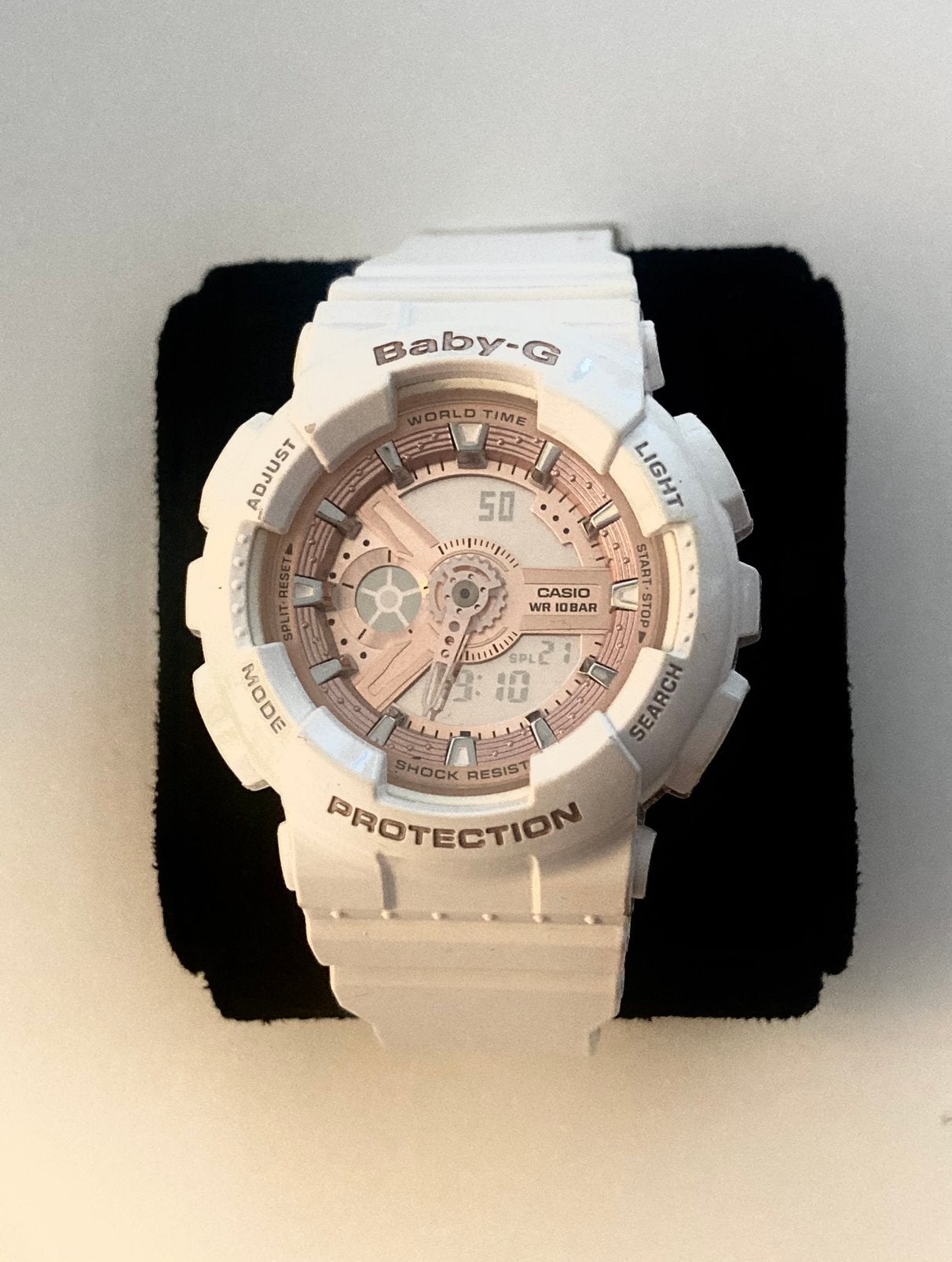 Casio G-Shock Baby-G - Wit Zalm Roze - BA-110X-7A1ER, Ophalen of Verzenden, Zo goed als nieuw, Kunststof, Overige merken