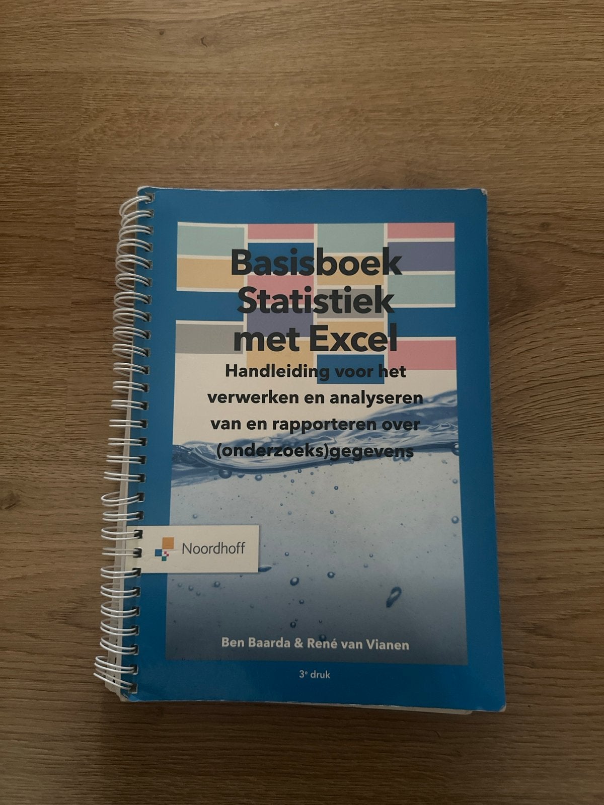 Basisboek Statistiek met Excel - Ben Baarda & René van Viane, Ophalen of Verzenden, Gamma, Gelezen, HBO