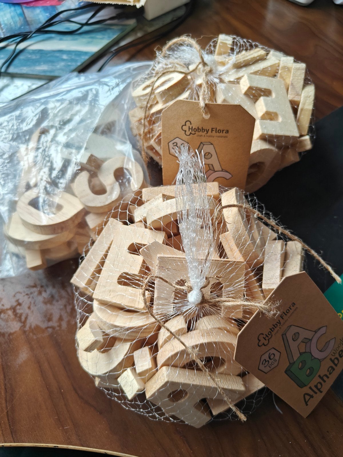 Houten Letters, Ophalen, Nieuw, Hout, Knutselmateriaal