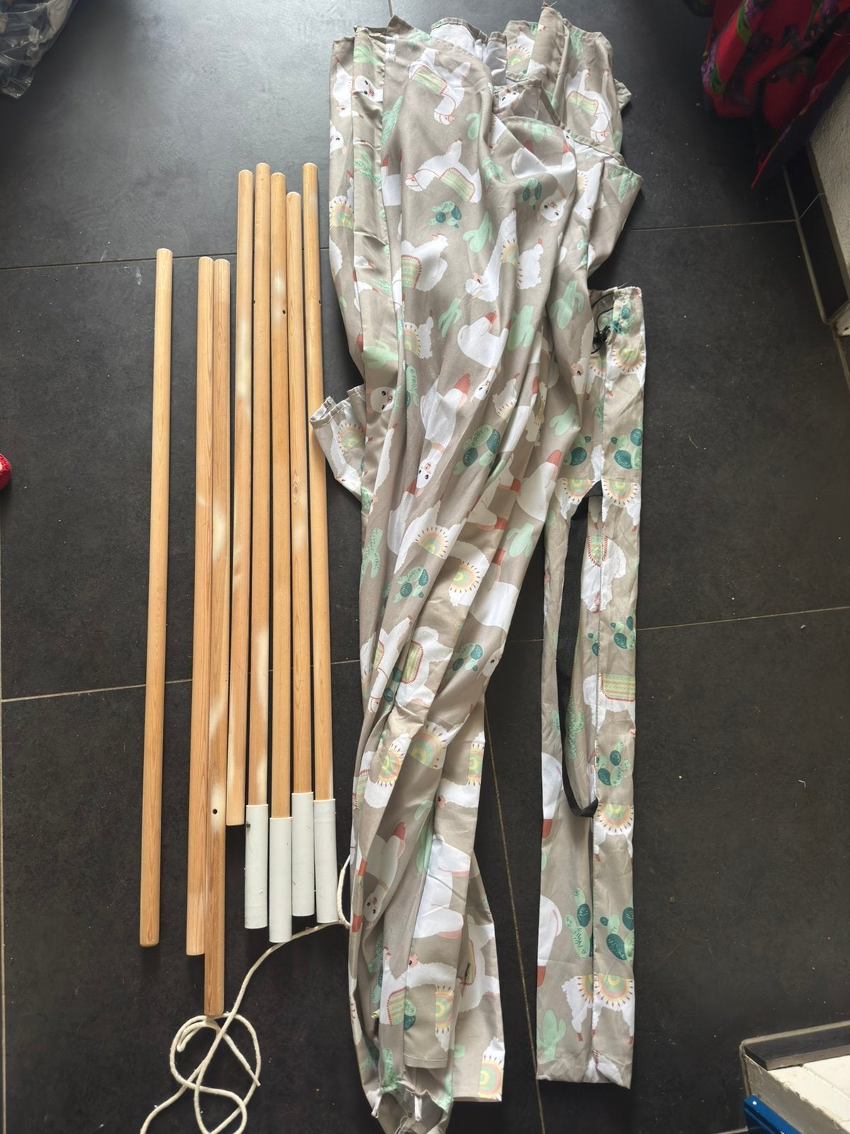 Tipi tent met lama prints met hoosje, Ophalen, Gebruikt