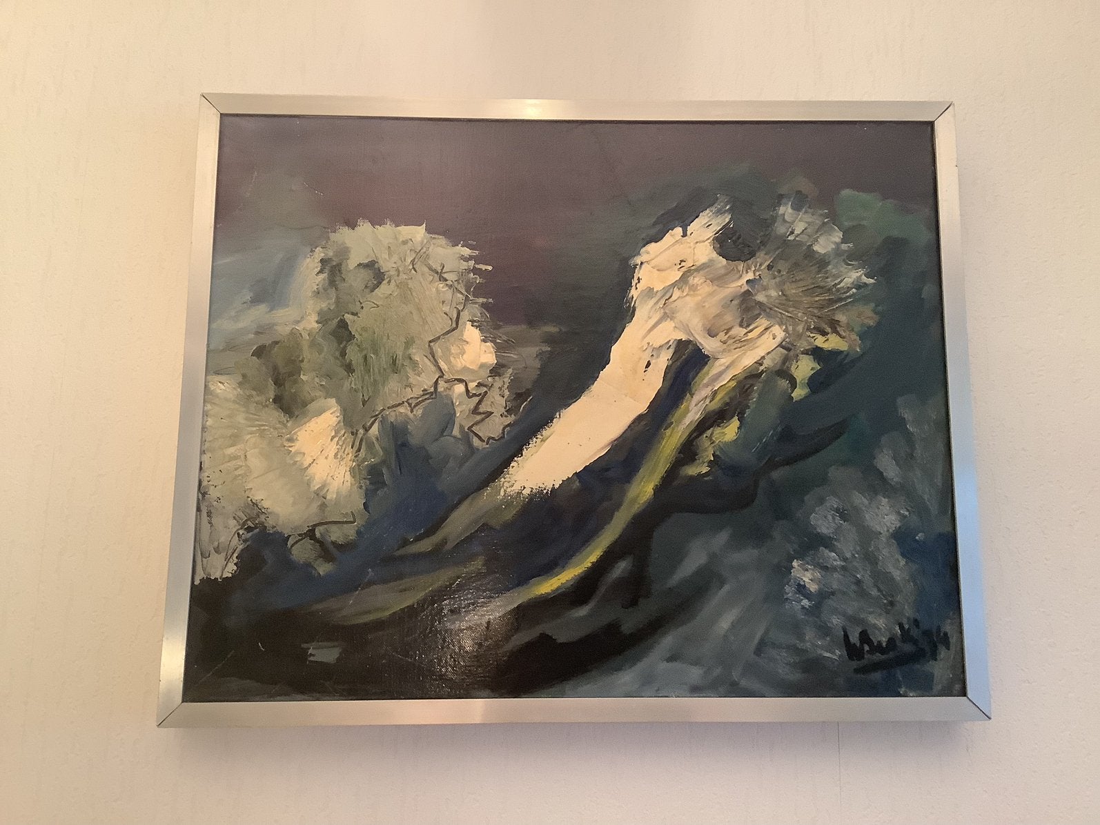 2schilderijen van Limburgse Wim Beek .Olie op doek, Antiek en Kunst, Ophalen of Verzenden