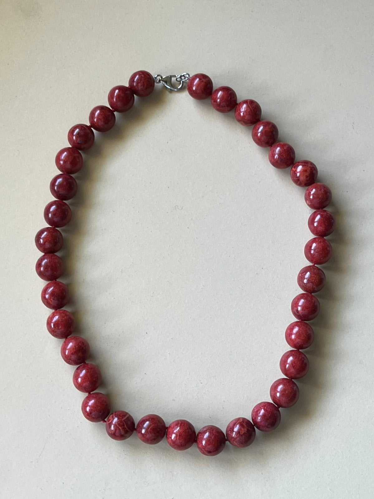 Antieke Bloedkoraal collier Nieuw, Ophalen of Verzenden, Overige materialen, Ketting