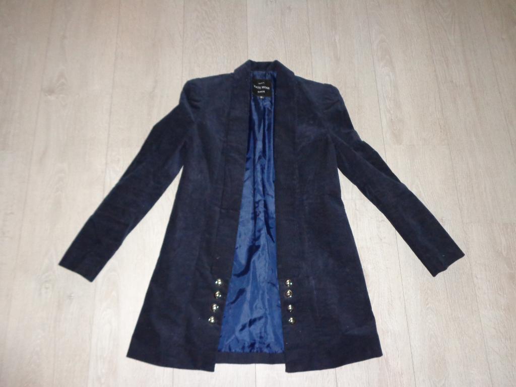 donkerblauwe lange damesblazer van Nikkie by Kate Moss, maat, Blauw, Nieuw, Ophalen of Verzenden, Jasje