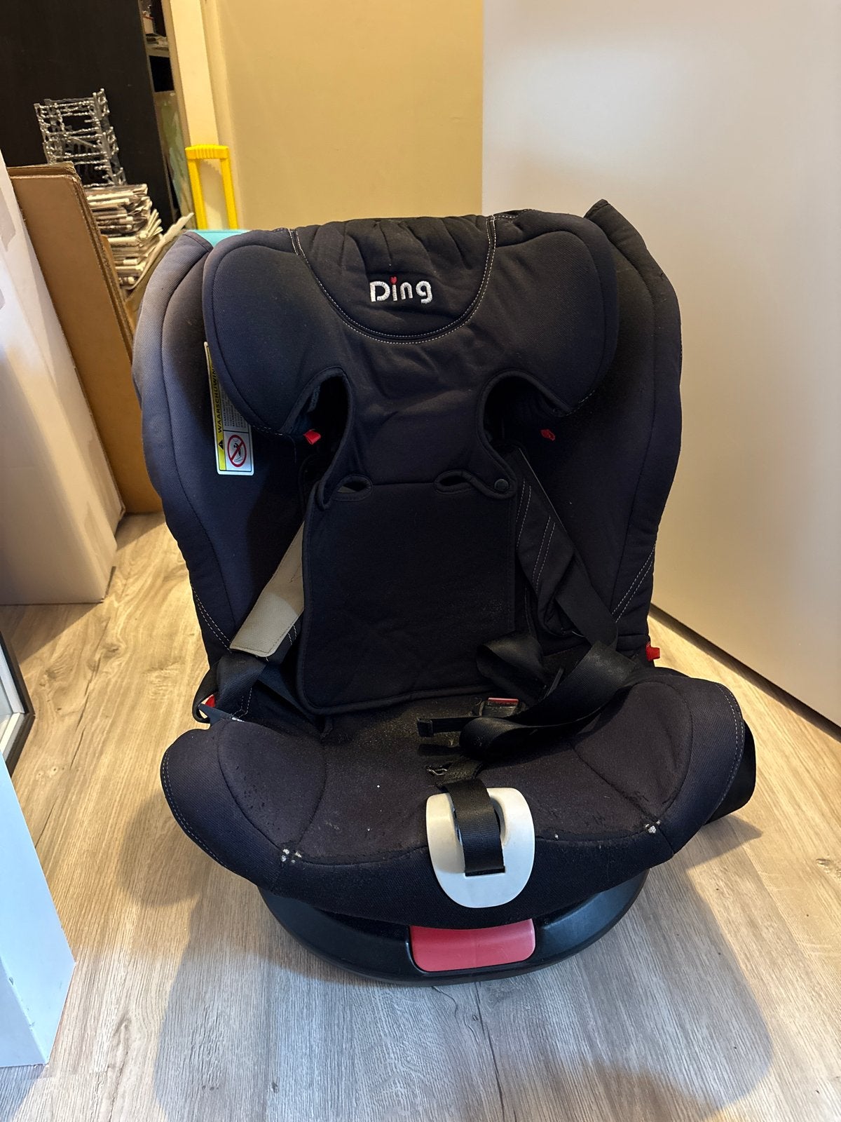 Ding autostoel - Zwart, verstelbaar en veilig, Overige merken, Verstelbare rugleuning, Ophalen of Verzenden, 9 t/m 36 kg