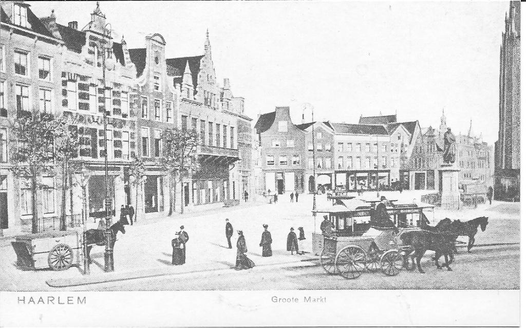 Haarlem Groote Markt., Verzamelen, Ansichtkaarten | Nederland, Ophalen of Verzenden, 1960 tot 1980, Ongelopen, Noord-Holland