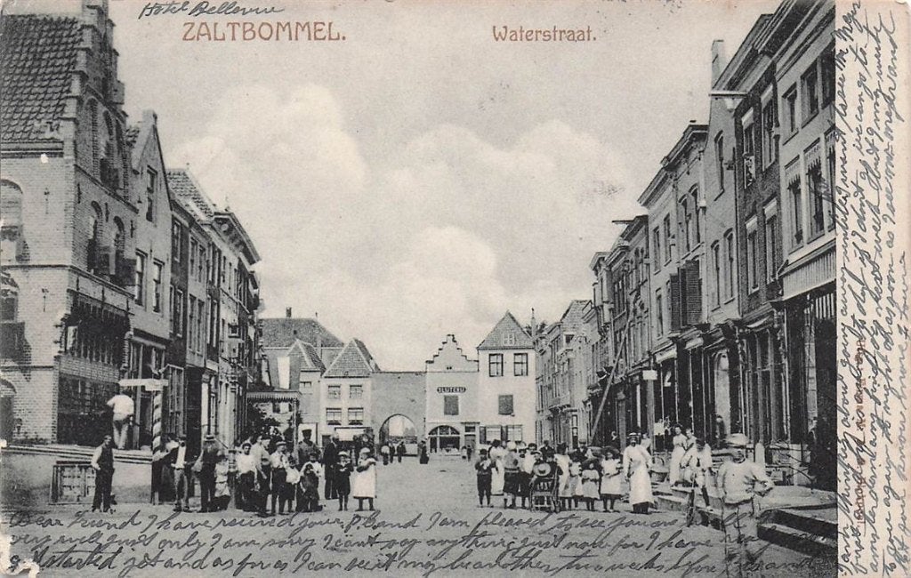 703-319-047 Zaltbommel Waterstraat, Verzenden, Voor 1920, Zuid-Holland