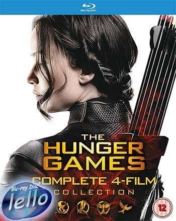 Blu-ray: The Hunger Games, Complete Collection (2012-15) UK, Ophalen of Verzenden, Nieuw in verpakking, Actie