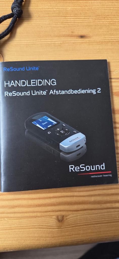 ReSound Unite Afstandbediening 2 - Draadloos, Ophalen of Verzenden, Gebruikt, Origineel, Met display