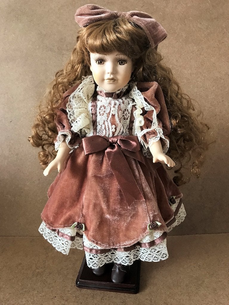 Vintage Pop 44 cm, Verzamelen, Poppen, Ophalen of Verzenden, Gebruikt, Pop