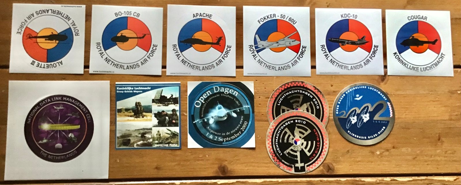 DIVERSE KONINKLIJKE LUCHTMACHT / VLIEGTUIG STICKERS, Ophalen of Verzenden, Nieuw, Overige typen