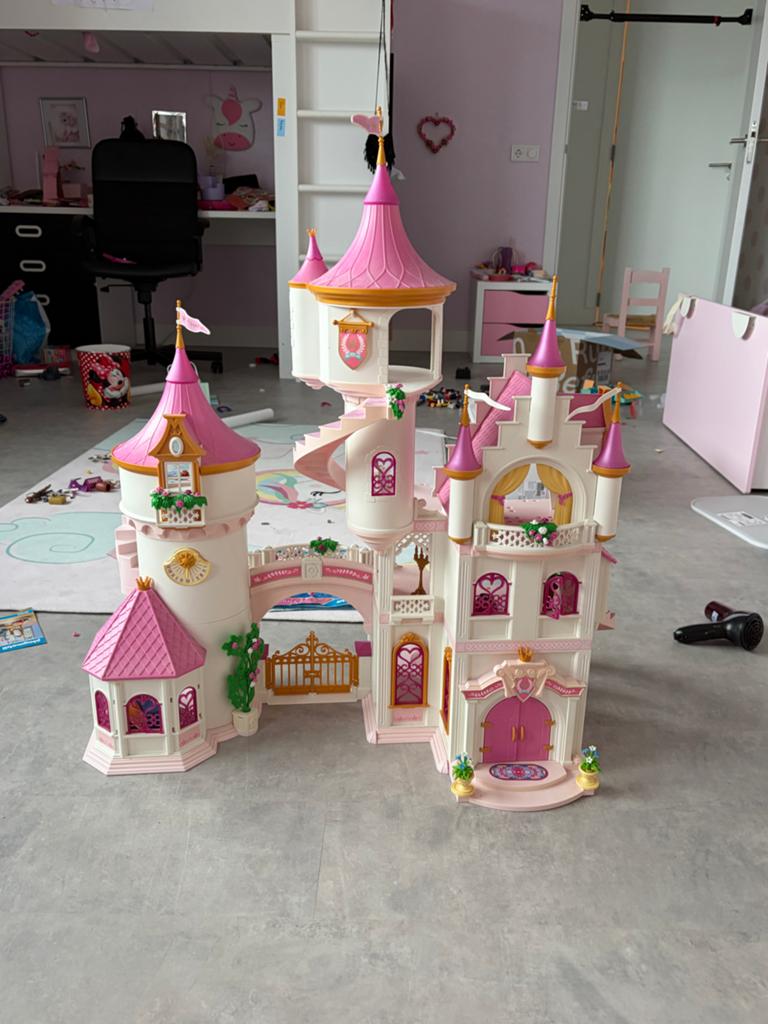 Playmobil Prinsessen Kasteel Groot 70447 met accessoires, Kinderen en Baby's, Speelgoed | Playmobil, Ophalen, Gebruikt, Complete set