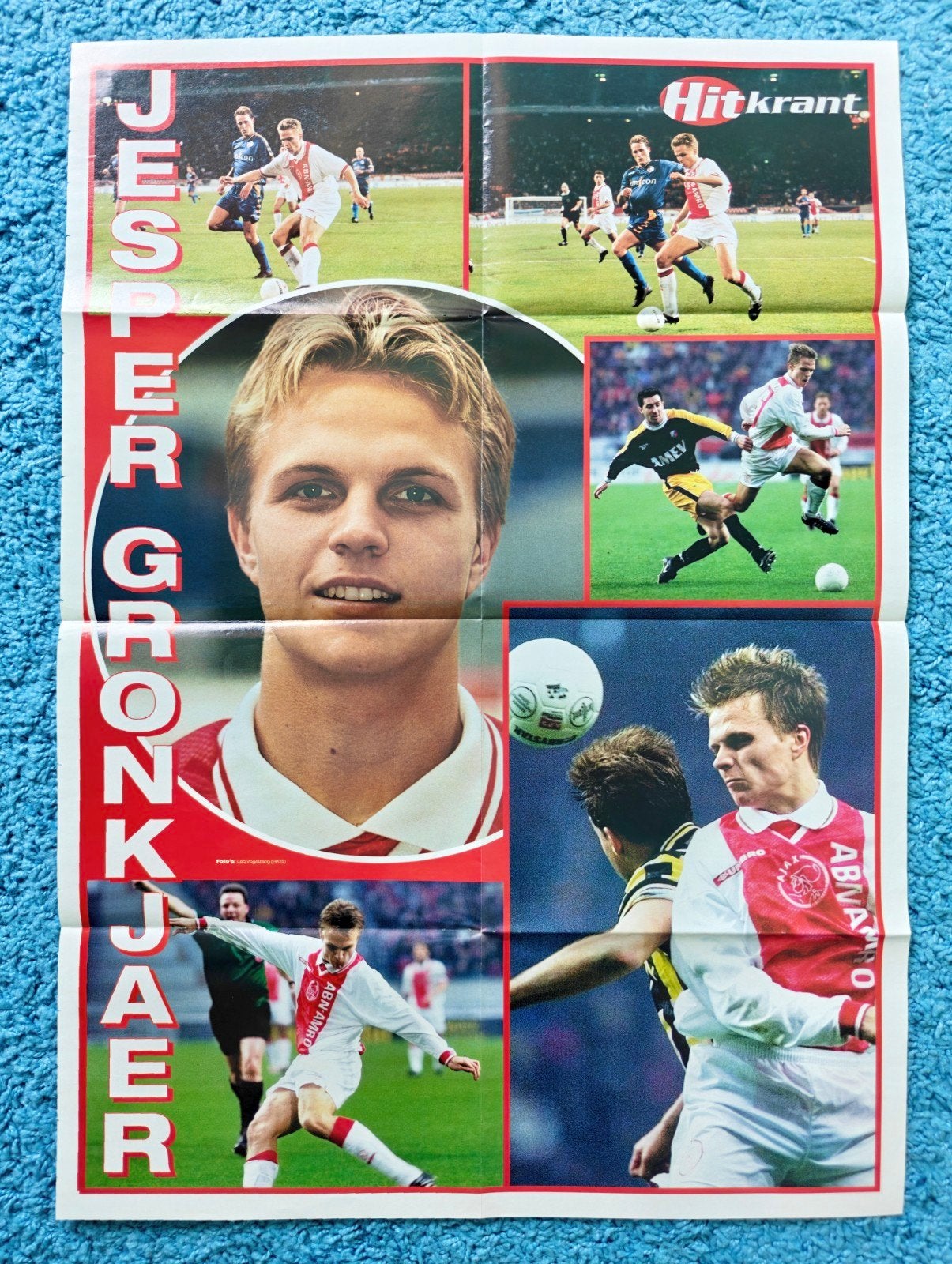 Jesper Gronkjaer poster hitkrant vintage, Verzamelen, Rechthoekig Staand, Nieuw, Ophalen of Verzenden, Sport