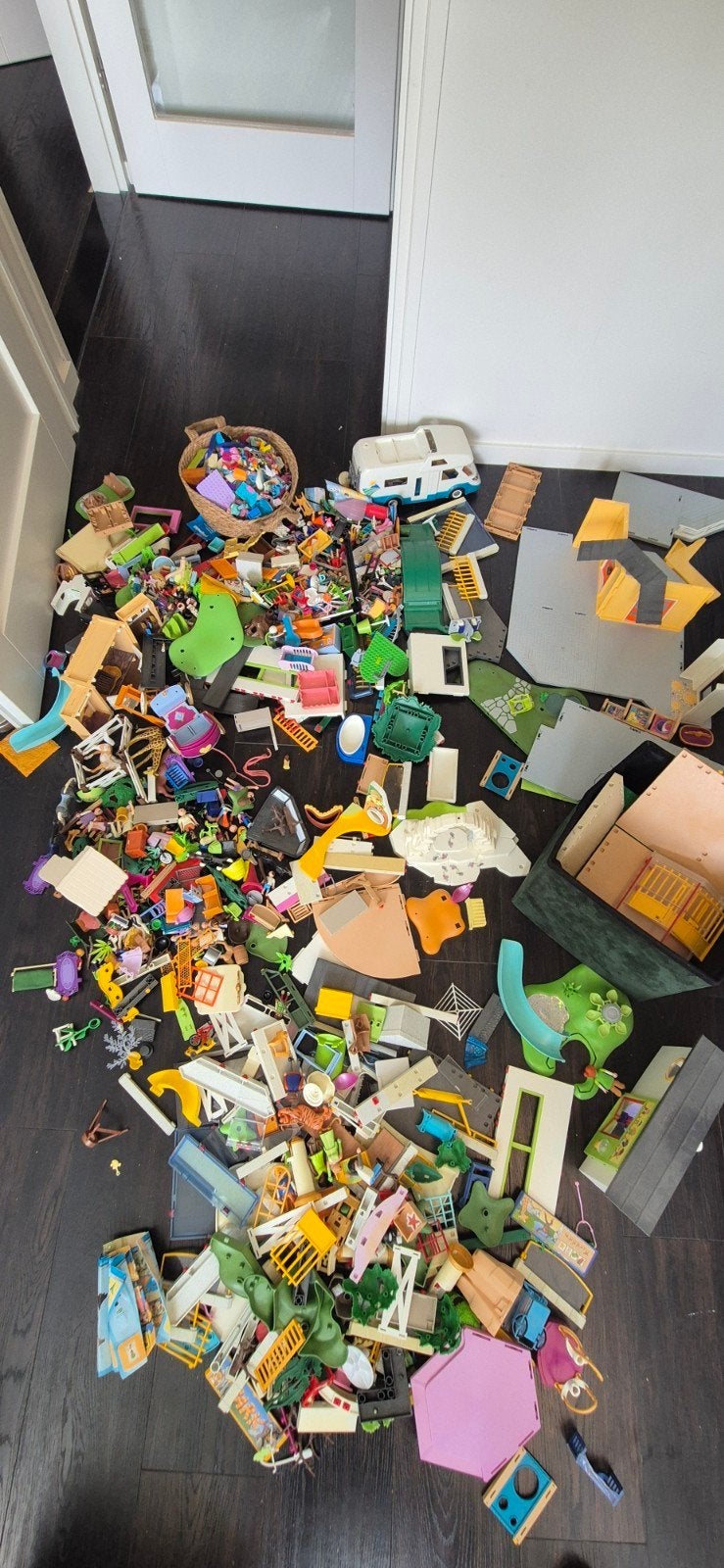 Grote Playmobil collectie:dierentuin, huis, paarden en meer!, Ophalen, Gebruikt, Gebouw, Complete set