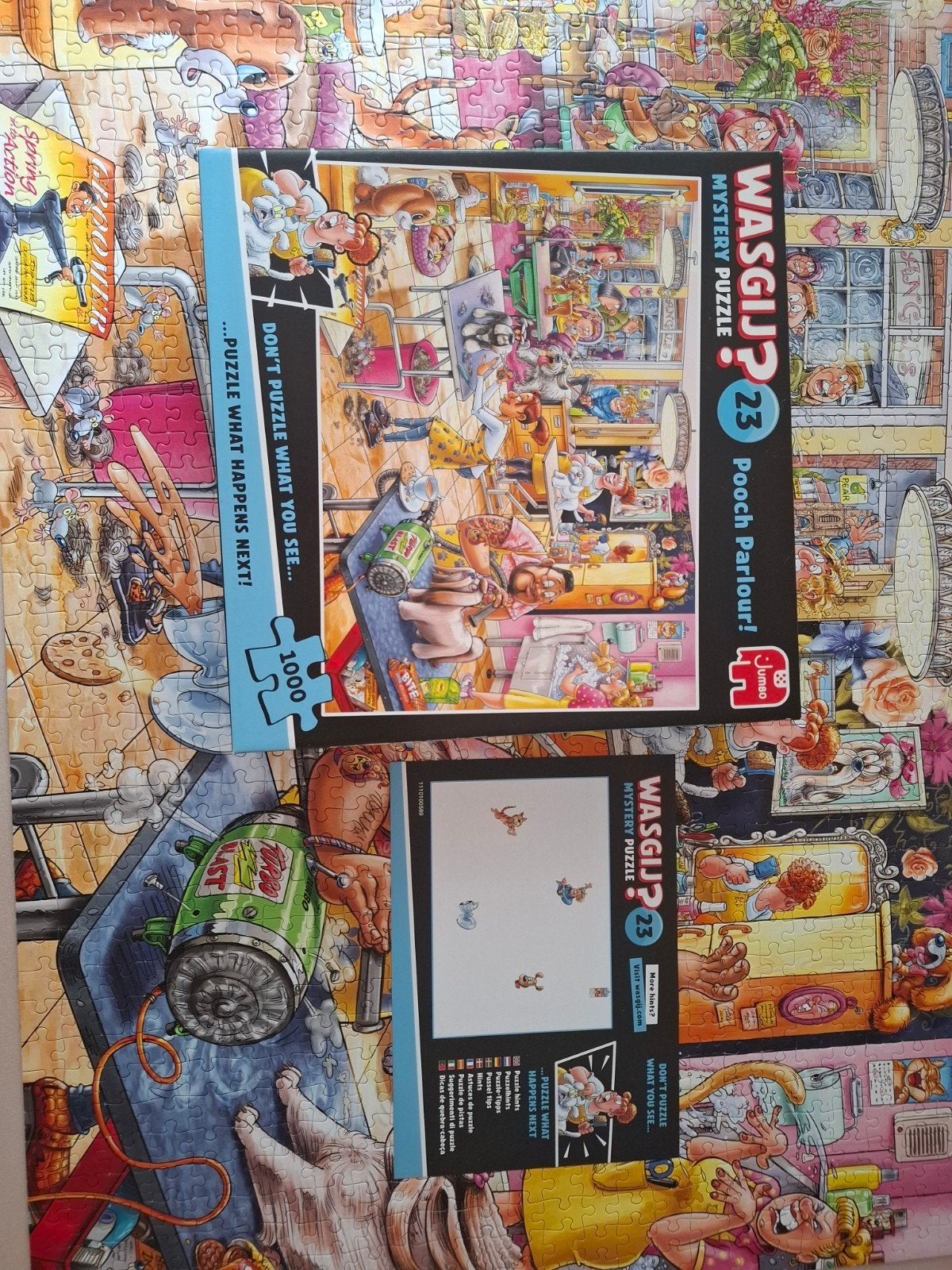 Wasgij mystery puzzel nr 23 (ruilen mag), Ophalen, 500 t/m 1500 stukjes, Zo goed als nieuw, Legpuzzel