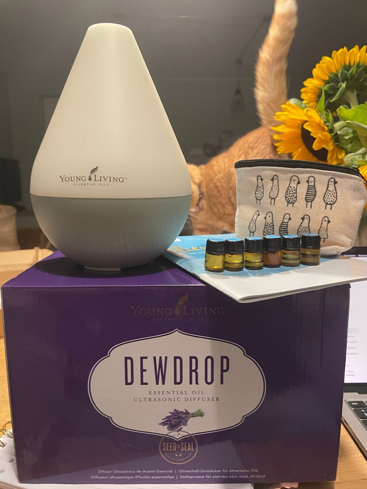 Young Living Dewdrop Diffuser, Kunststof, Ophalen of Verzenden, Zo goed als nieuw, Modern