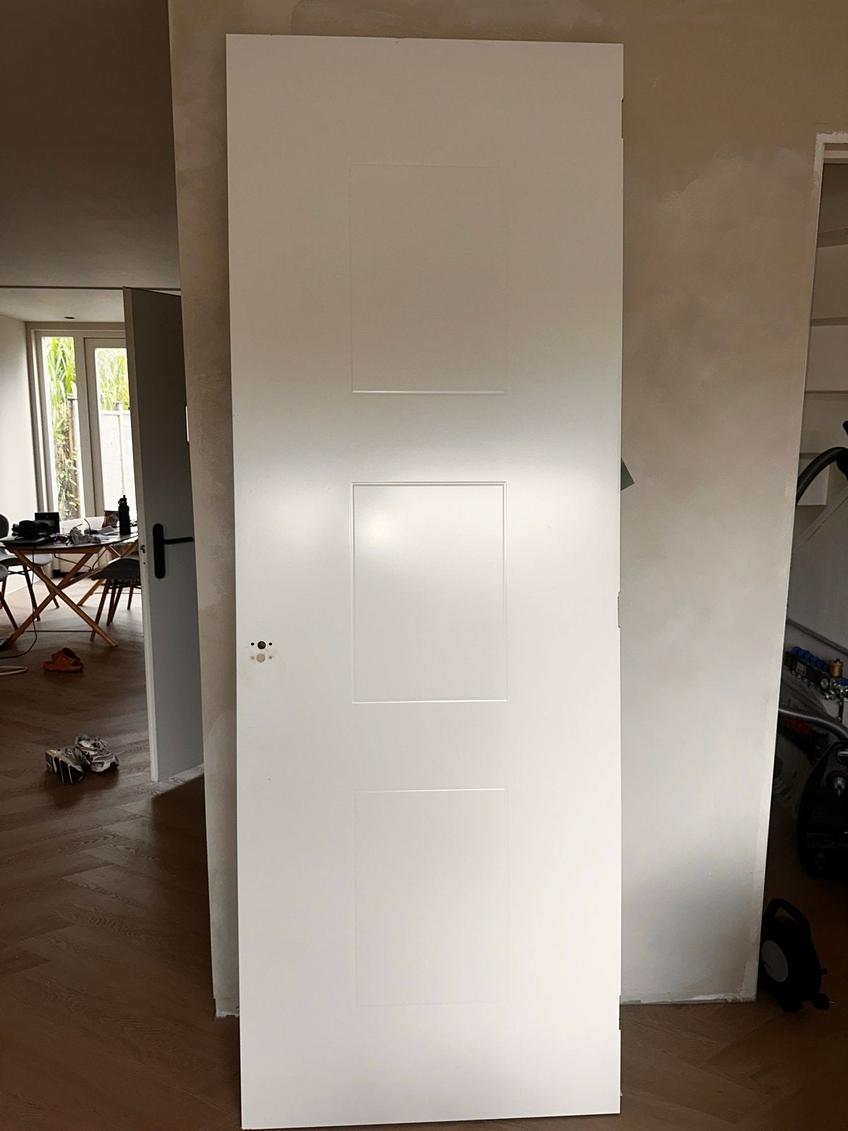 Stompe binnendeur 83x231,5 rechtsdraaiend, Ophalen, 80 tot 100 cm, 215 cm of meer, Binnendeur