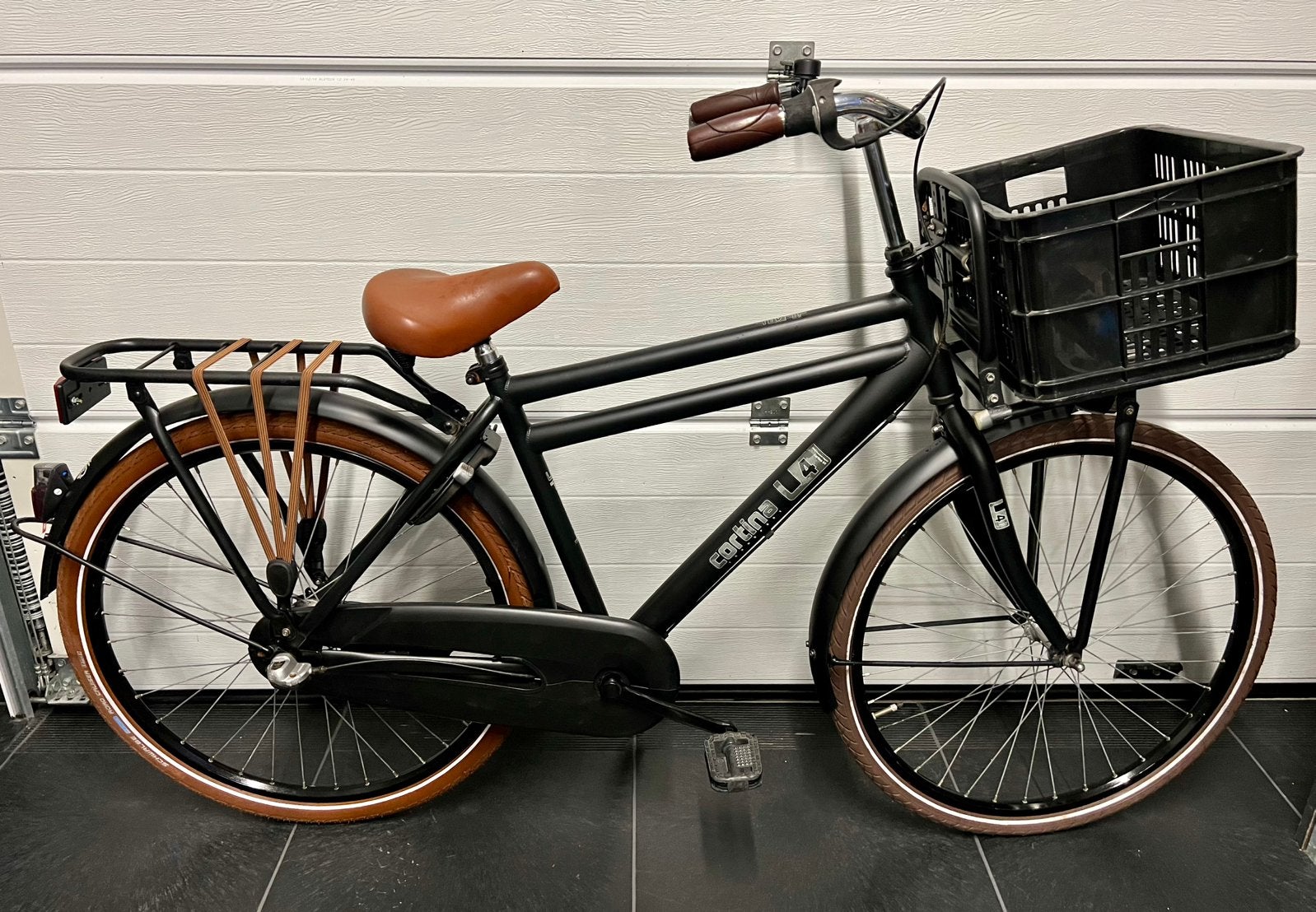 2x Mooie Cortina U4 26” Jongensfiets met 3 versn en Krat, 26 inch of meer, Terugtraprem, Versnellingen, Ophalen of Verzenden