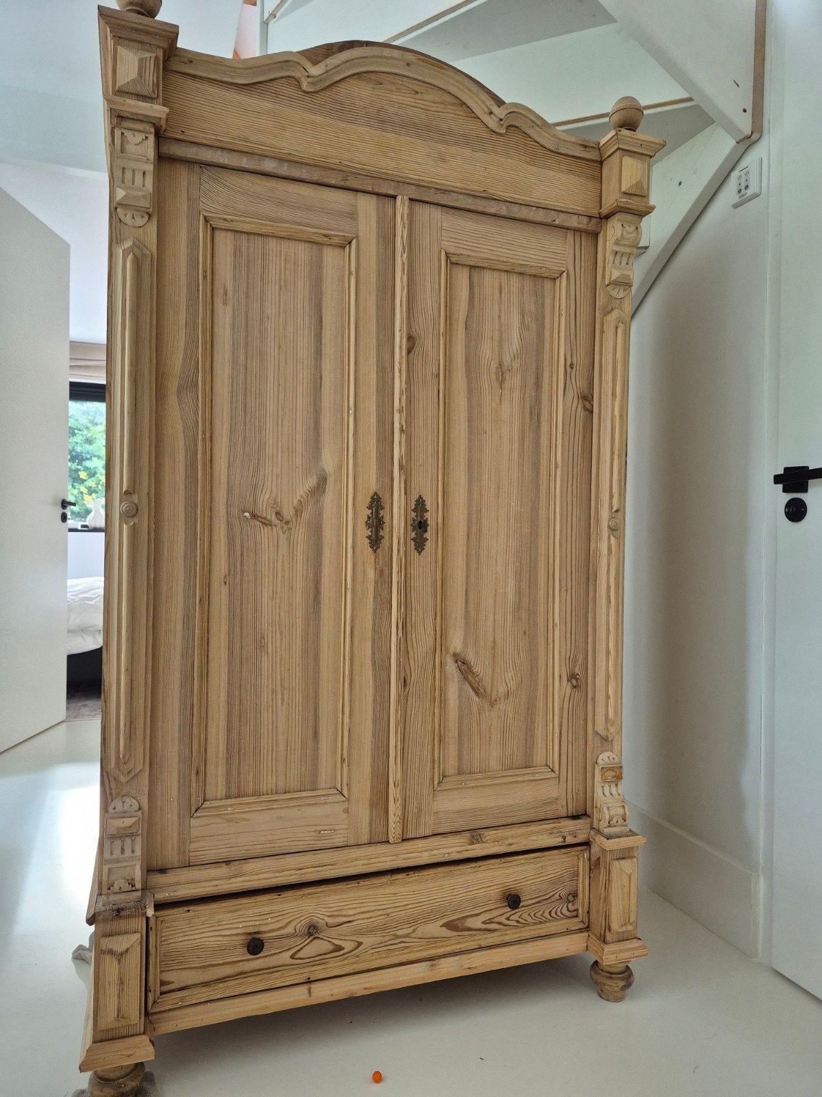 kleding kast antiek, Ophalen