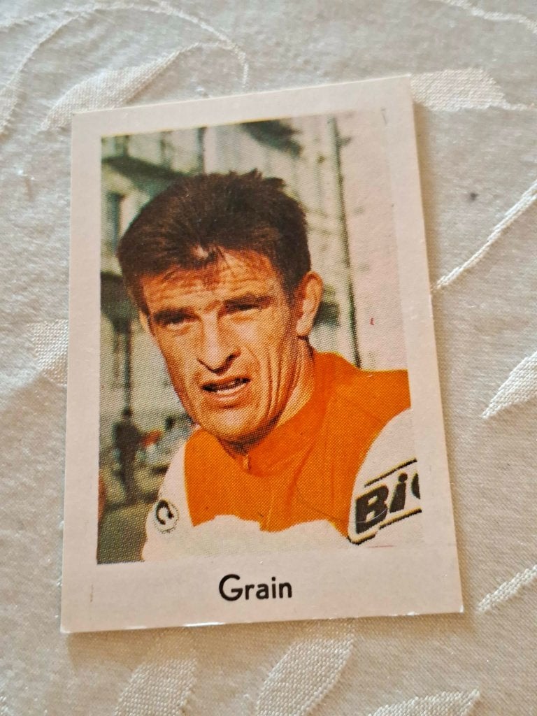 Prentje/Chromo : Michel Grain / BIC, Verzenden, Zo goed als nieuw, Overige sporten, Poster, Plaatje of Sticker