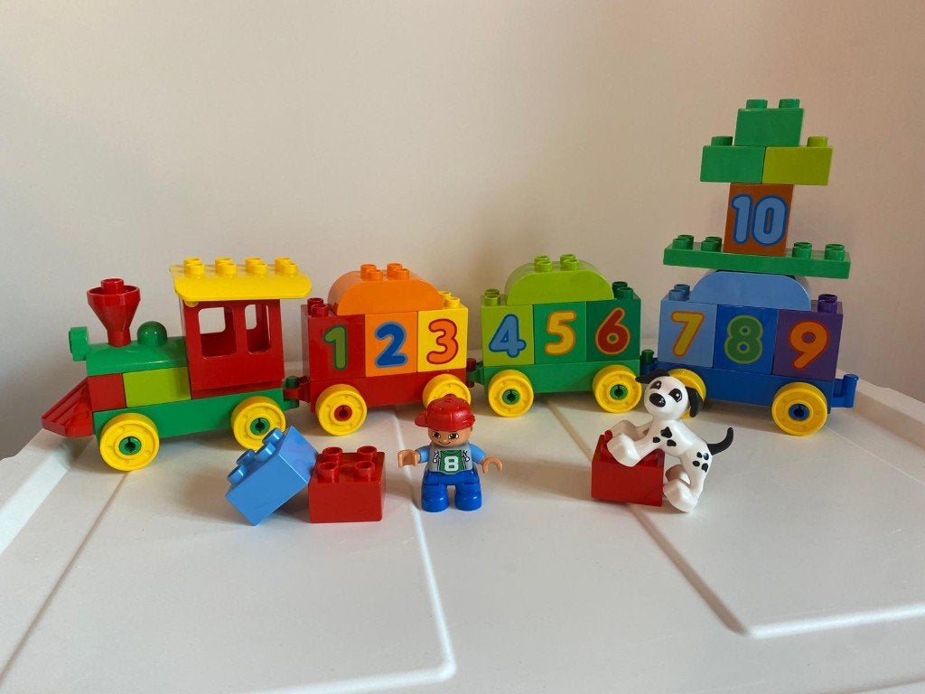 Lego Duplo 10558 – Getallentrein, Ophalen of Verzenden, Zo goed als nieuw, Duplo, Complete set