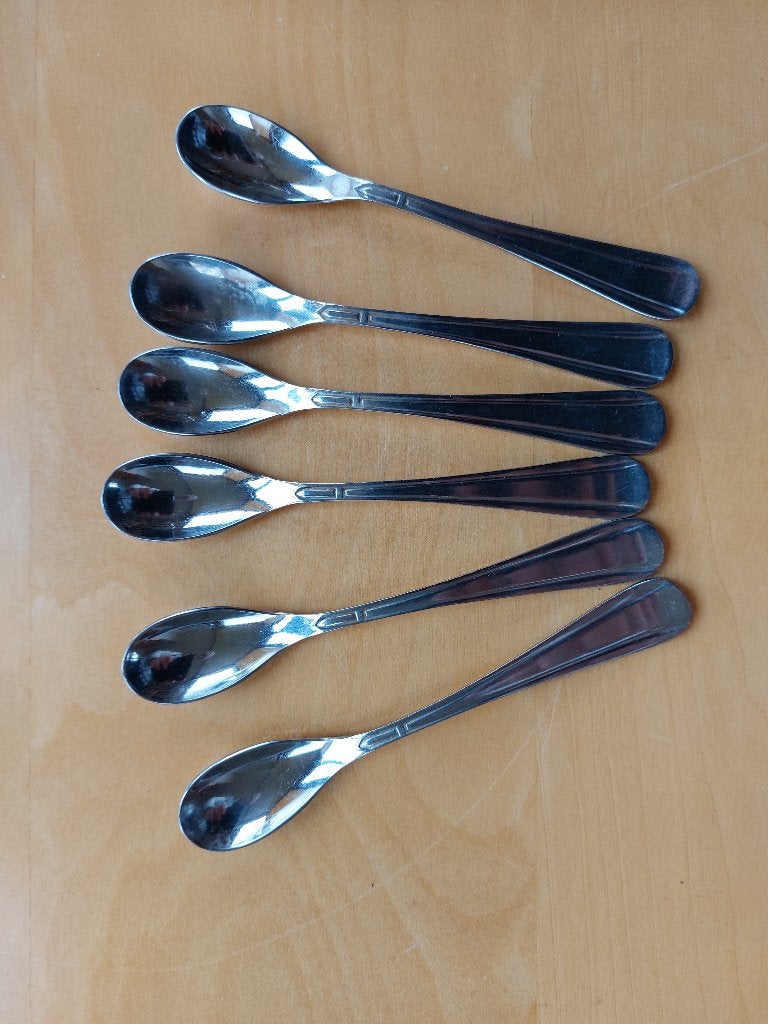 6 lepeltjes  Merk: Sola Gero zilmete, Ophalen of Verzenden