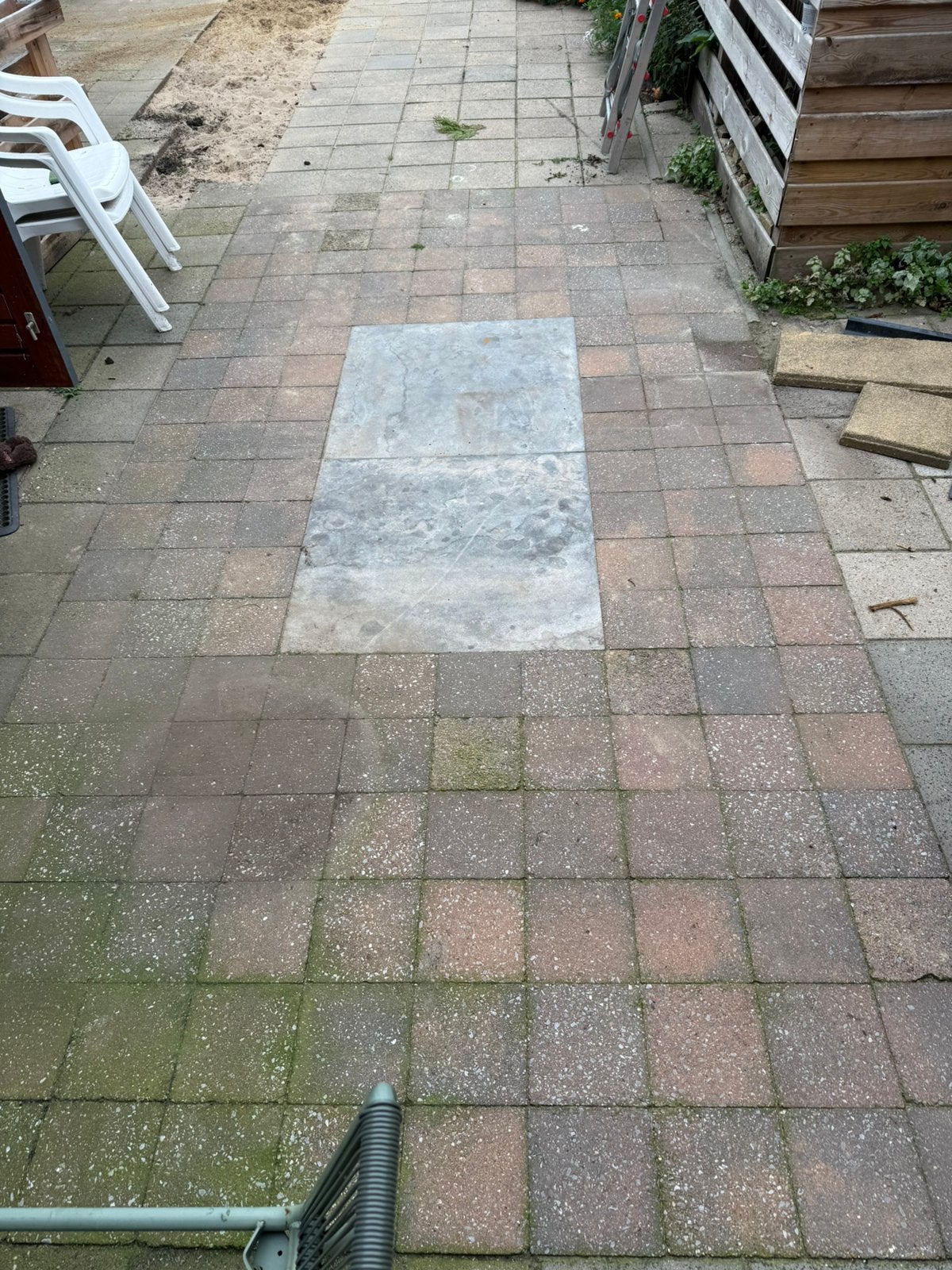 (Terras) tegels, Ophalen, Zo goed als nieuw, Beton, Terrastegels