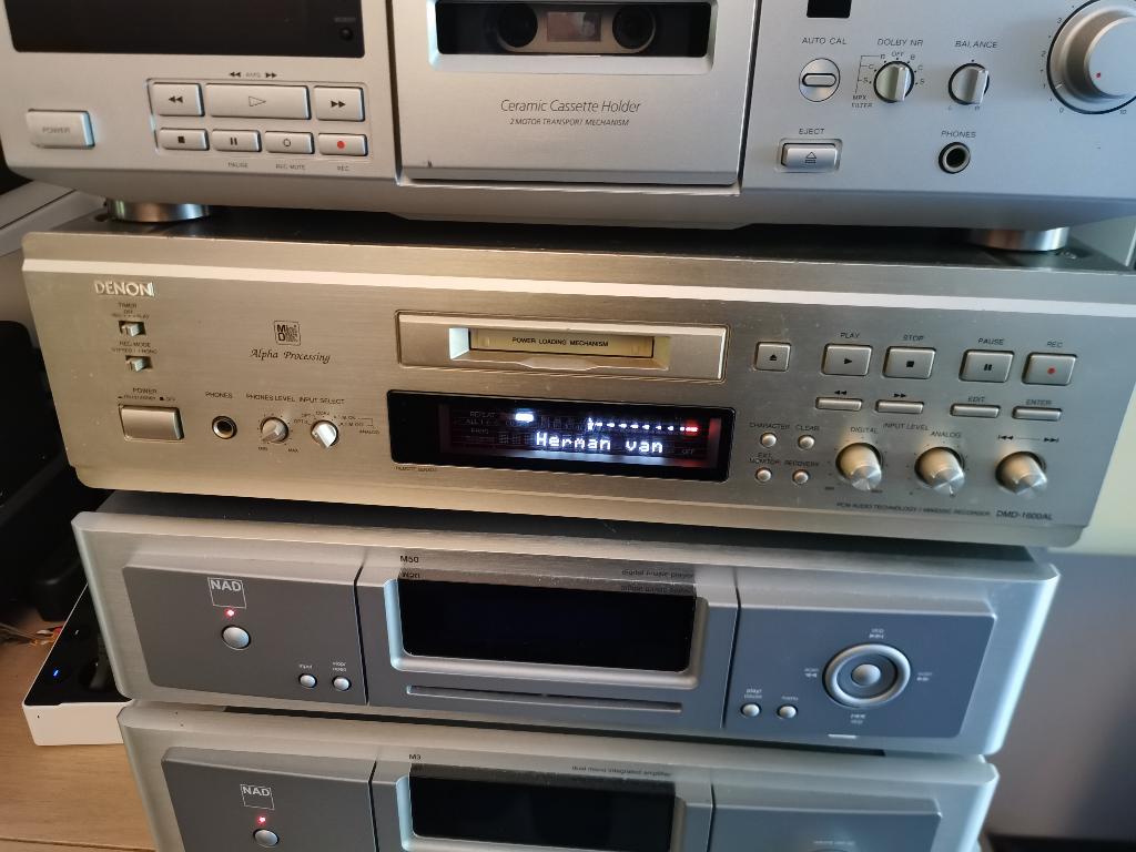 Denon DMD - 1600AL, Ophalen, Minidisc-recorder