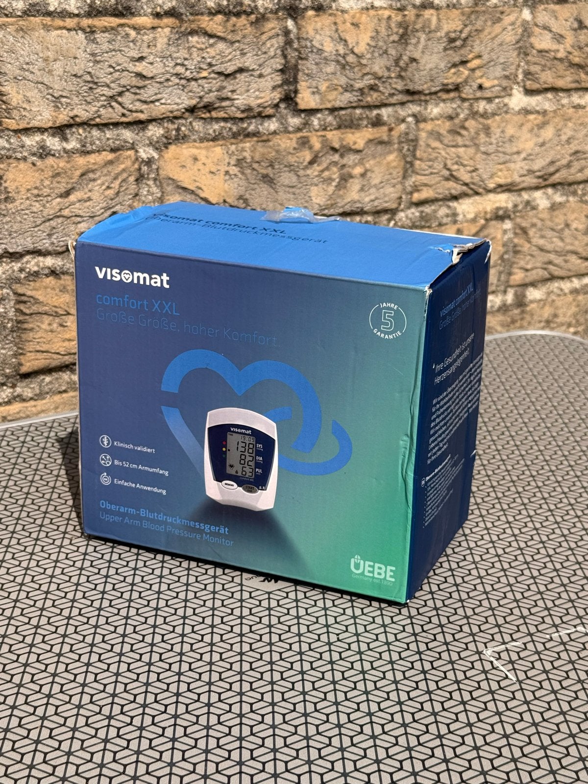 Visomat Comfort XXL Bloeddrukmeter - Nieuw in doos, Ophalen of Verzenden, Nieuw, Overige typen