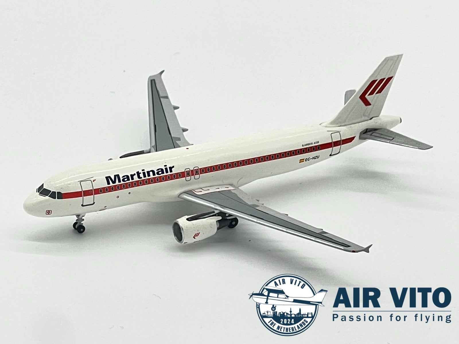 Martinair Airbus A320 modelvliegtuig 1:400 Baby-Bus, 2992jb, Schaalmodel, Ophalen of Verzenden, Operations@airvito.com
