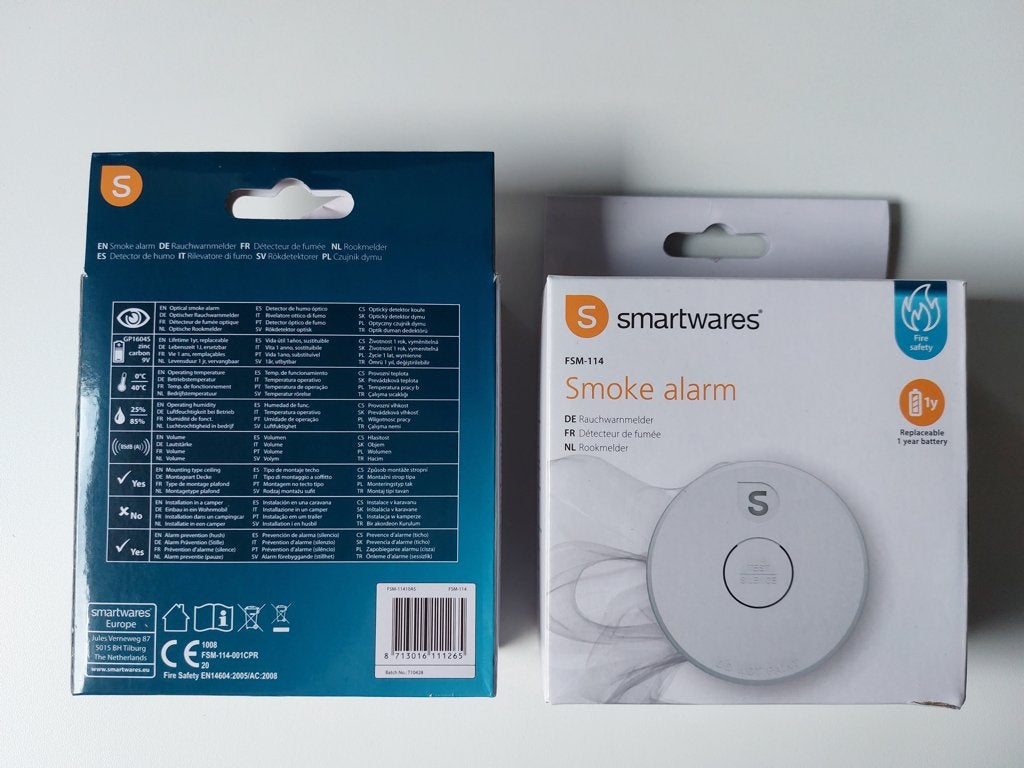 Gratis: Rook/brandmelder Smartwares FSM -114., Ophalen of Verzenden, Detector, Sensor of Melder, Rook