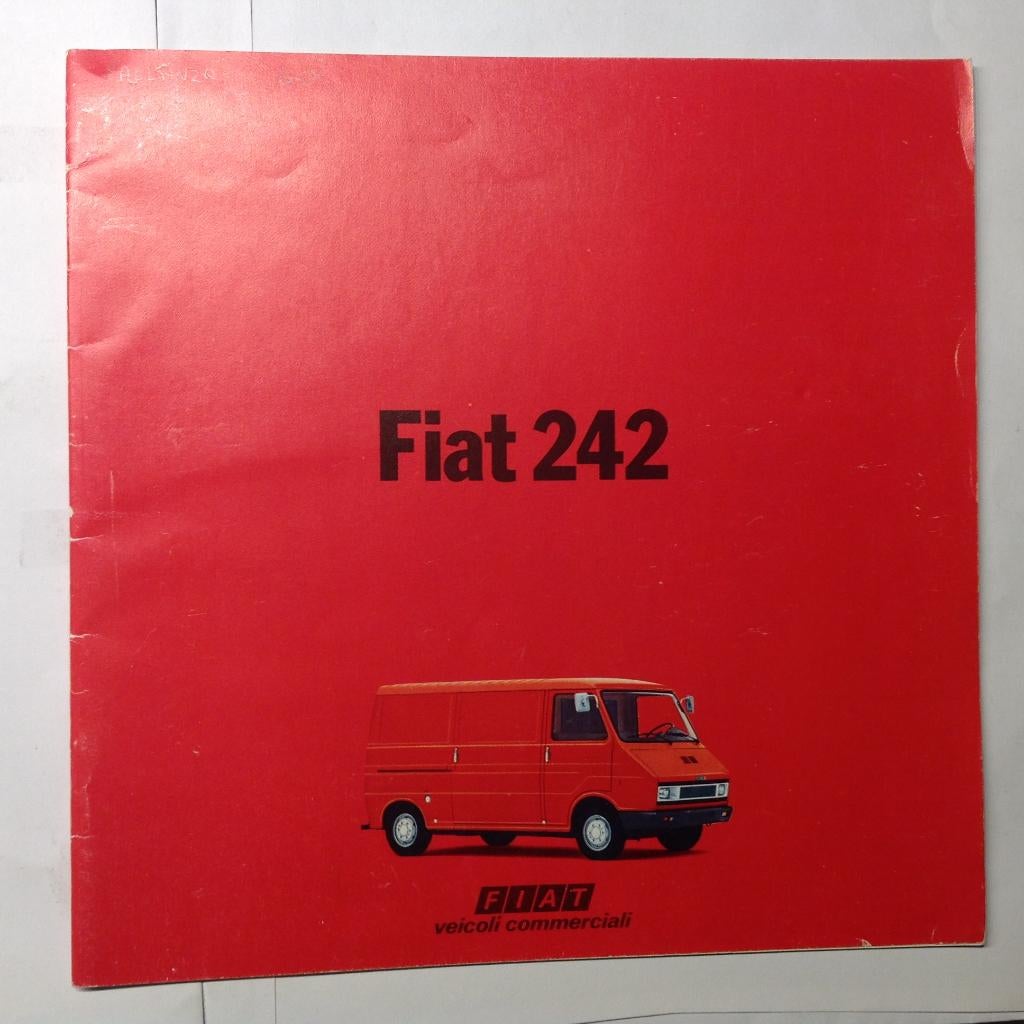 Fiat 242 folder Italiaans 28 blz 1978, Ophalen of Verzenden, Nieuw, Overige merken