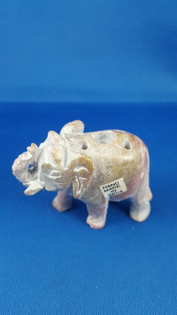 Brocante wierrookhouder Olifant, marmer of natuursteen. 5A5, Tweedehands verkoop, Tweedehands verkoop, Gebruikt, Ophalen of Verzenden