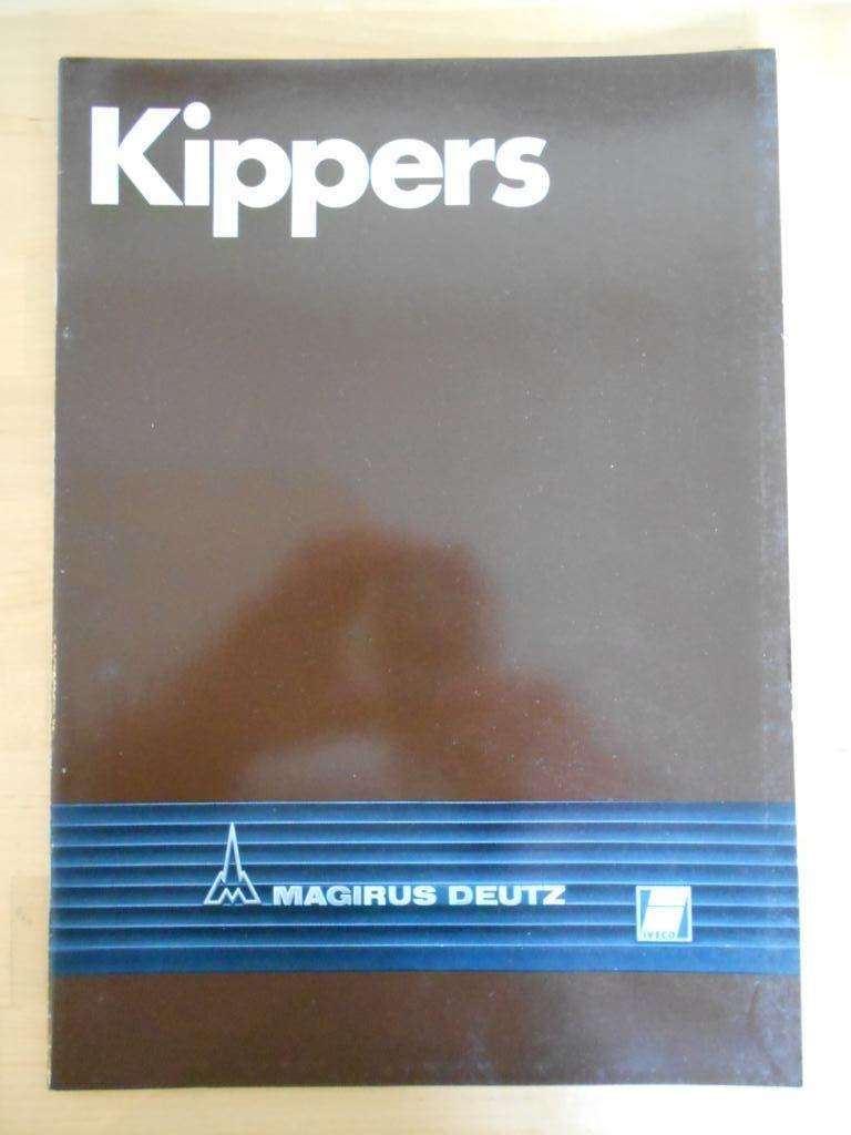 Magirus Kippers Brochure 1980 – Torpedo & Front - Iveco, Magirus, Ophalen of Verzenden, Zo goed als nieuw, Overige merken