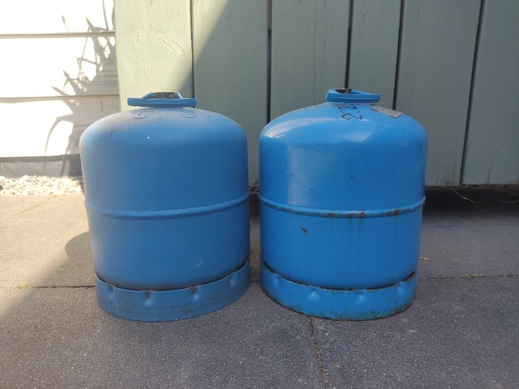 Butaan gasflessen, Ophalen, Gebruikt, 3 kookzones of minder, Gas