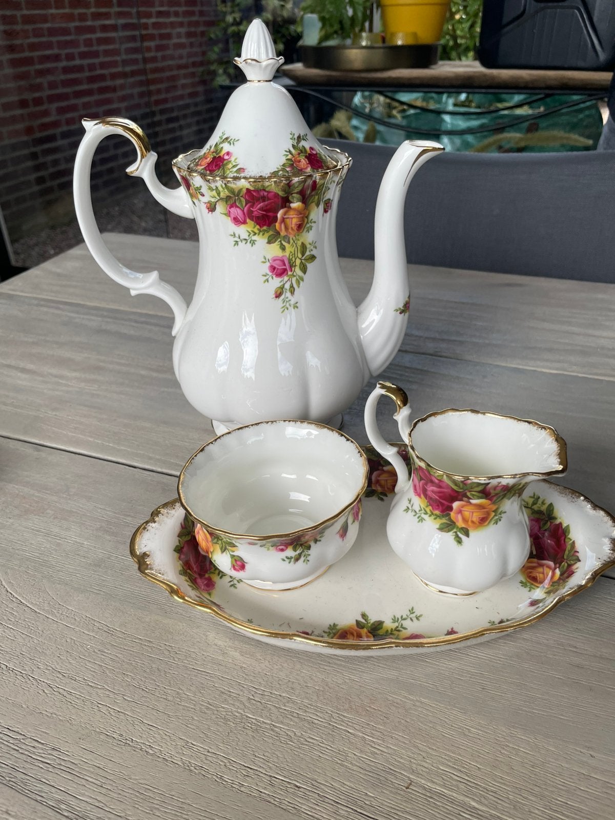 Royal Albert Old Country Roses Roomstel,Pot Made in England!, Ophalen