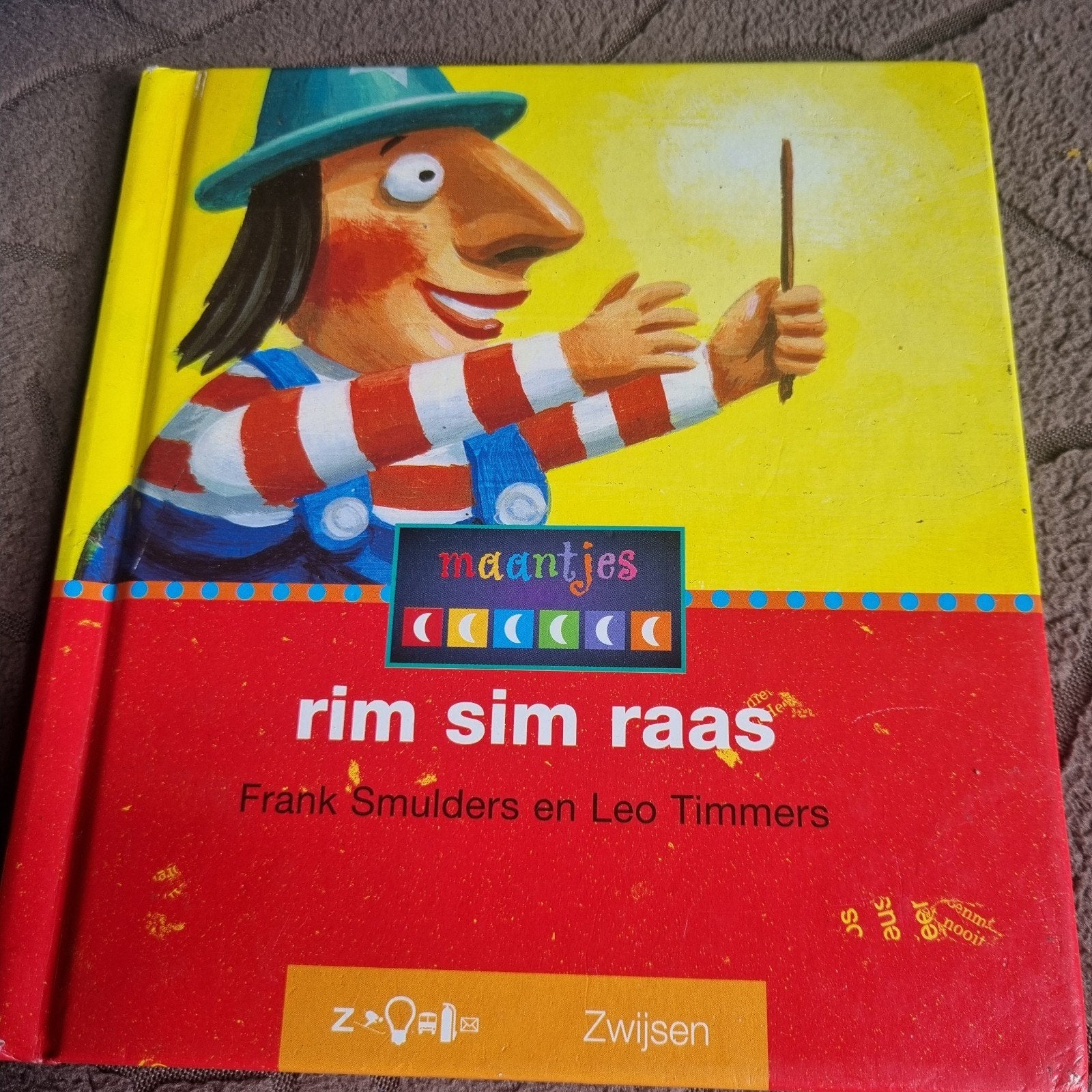 Maantjes: Rim Sim Raas - Veilig leren lezen boekje 1 kern 1, Ophalen of Verzenden, Gelezen, Fictie algemeen