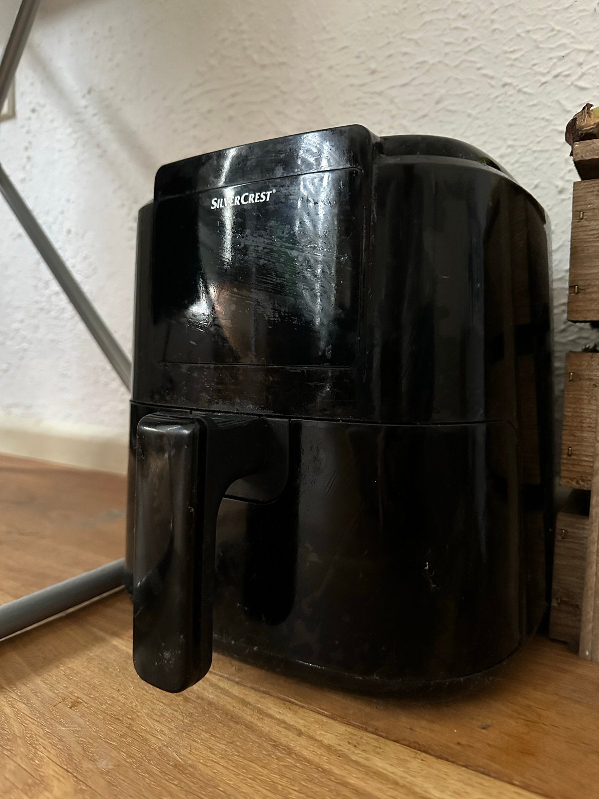SilverCrest Airfryer Zwart - Gebruikt, Werkt Perfect, Ophalen, Gebruikt, Airfryer