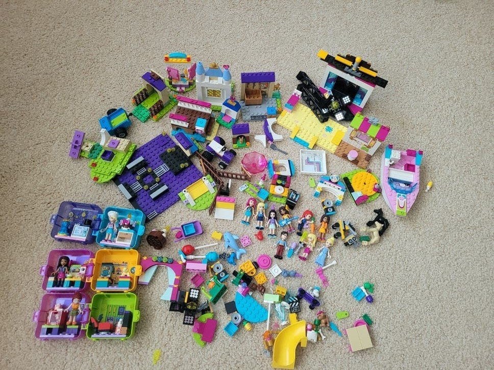 Grote collectie LEGO Friends sets en minifiguren, Gebruikt, Lego, Friends, Ophalen of Verzenden